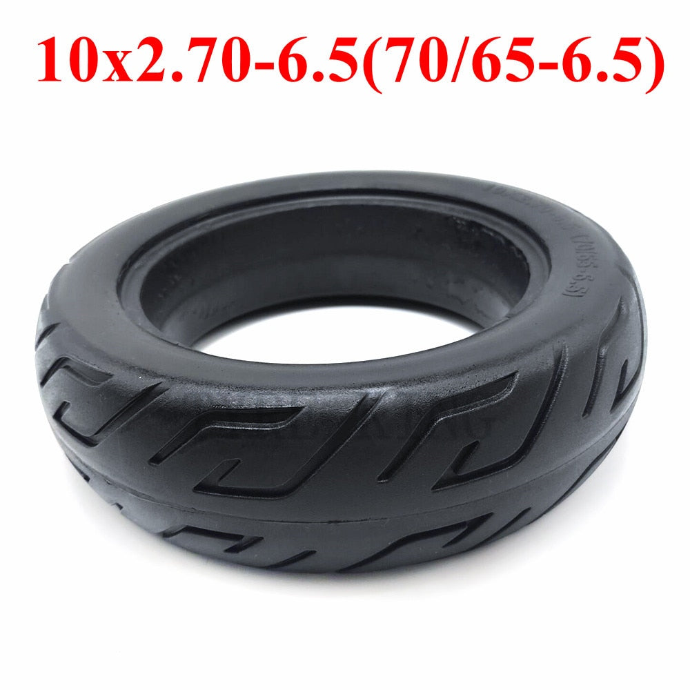 10x2.70-6.5 Tire 10 Inch Solid Tire 70/65-6.5 Thickening and Wear Resistance Tyre Electric Scooter Balance Car Parts